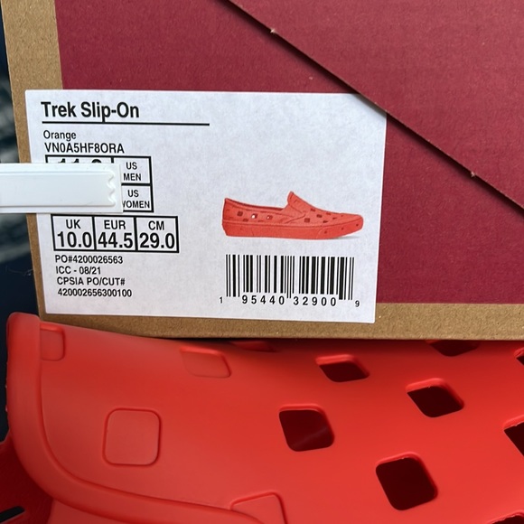 Vans Trek Slip-On Orange MEN`S - Picture 16 of 16